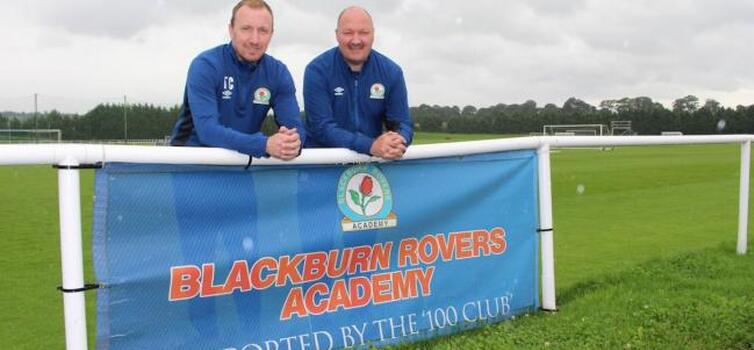 Carss (left) signed his first pro contract with Blackburn
